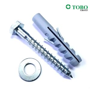China Grade 8.8 Galvanized Steel Zinc Plated Hex Head Coach Screw DIN571 on sale