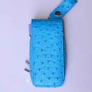 Profession Ostrich PU Leather Dart Case , Dart Wallet