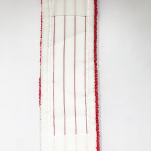 Wet And Dry Microfiber Mop Refill Polyester With Cotton Abrasive Strip