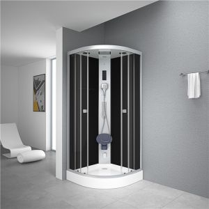 Cheap Free Standing Quadrant Shower Cubicles With Transparent Tempered Glass Fixed Panel for sale