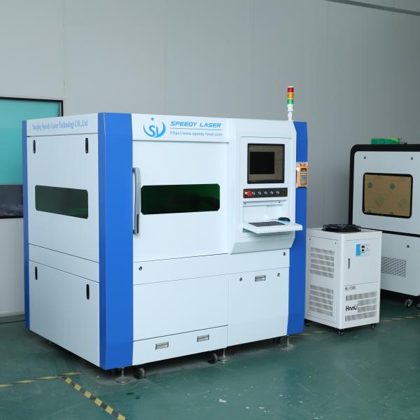 SL-6060F 1500W 600*600mm High Precision Fiber Metal Laser Cutting Machine Cypcut Cutting System