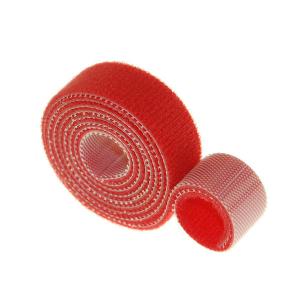 Cheap Red Back To Back , Fasten Loop And Hook Tape 25MM for sale
