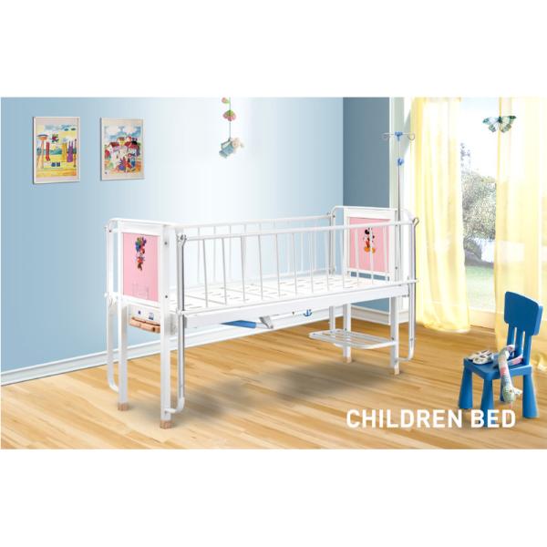 2 Cranks 2 Function Newborn Medical Crib Adjustable Nursing Child Hospital Bed Stainless Steel Manual Babies Pediatric Bed