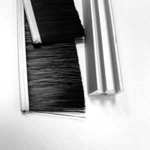 SUS304 Double Rows 20mm External Aluminium Front Door Seal Brush