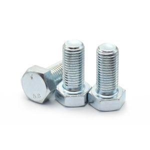 Partially Threaded Galvanized Hexagon Head Bolts DIN931-1 ISO4014 Class 8.8 10.9