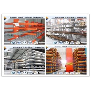 Cold Rolling Steel Cantilever Storage Racks System For Particular Business /