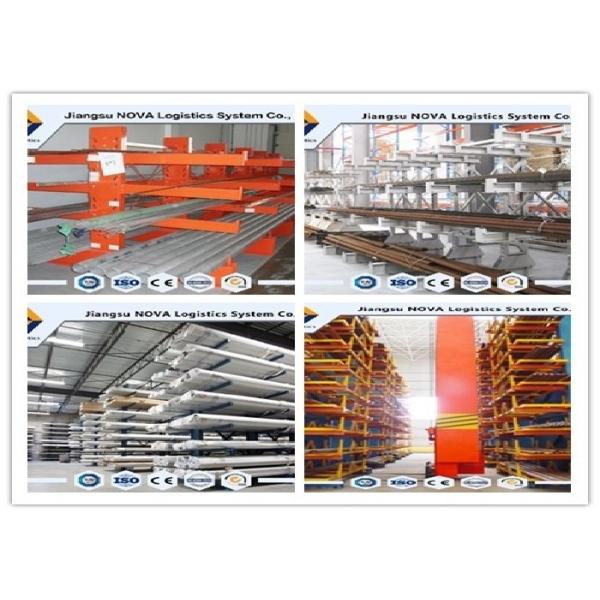 Cold Rolling Steel Cantilever Storage Racks System For Particular Business /