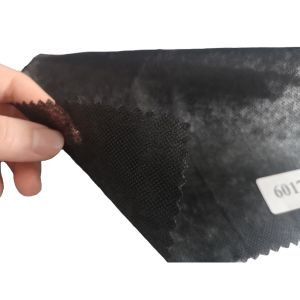 50% Polyester / 50% Nylon GAOXIN Non Woven Fusible Interlining for Garment Satin