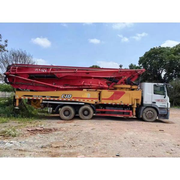 2.6mm Vibrating Amplitude Semi-Dry Shotcrete Concrete Pump Truck for Batching Plant