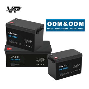 280AH 12V Deep Cycle IP 54 Battery Pack Replacement Lithium Iron Phosphate VP