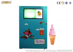 Cheap Electronic Refrigeration Soft Ice Cream Vending Machine Automatic Cleaning for sale
