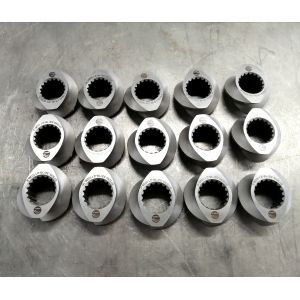 Involute Inner Spline Twin Screw Extruder Machine Components For Pellets