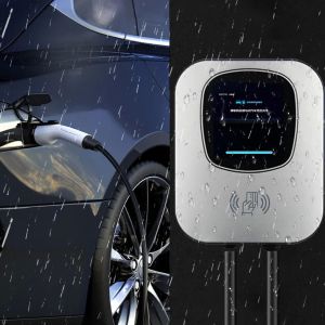 China Wall Boxer Single Gun 32A 3 Phase EV Type 2 Chargers Wall Mounted on sale
