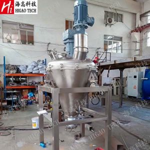 316L Vertical Conical Ribbon Blender 5000L Double Conical Powder Mixer