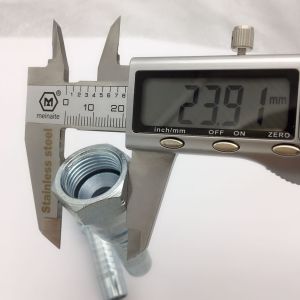 26711-08-08 Jic Hydraulic Fittings OEM DOM Customized Chromed Cone Seat