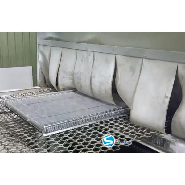 Four Sections Aluminum Brazing Furnace 650-700 Degree Spray Drying Air Cooling