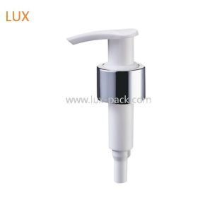 Cheap Custom Color Left-Right Lotion Pump with Aluminum Closure for Travel-Sized Luxury Liquids and Leak Prevention for sale