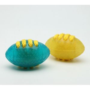 Beautiful Football Safe Chew Toys For Strong Chewers BSCI Approved
