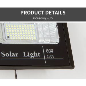 1880lm 200W Solar Panel Flood Lights Polycrystalline 378PCS LED Motion Sensor
