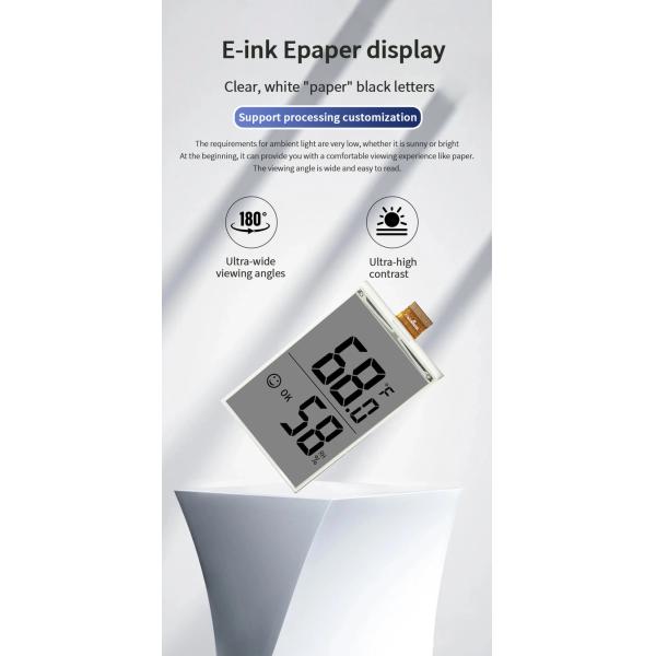 E Ink Display Electronic Label Paper 3.52 Inch Flexible AM EPD