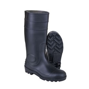 China Rain Boots RB005 Heavy Duty PVC Boots with Steel Toe and PVC Midsole Material on sale