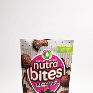 Biodegradable waterproof LDPE 3 sides seals slide custom printed k bags