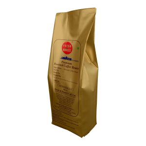 140mic Side Gusset Packaging Coffee Bags With Zipper Matt Valve