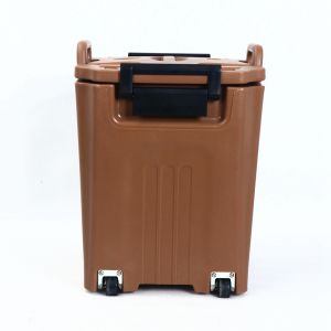 Insulated Square Soup Transport Containers 45L With Wheels