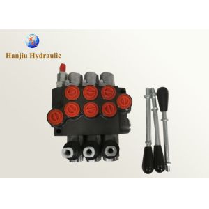 3 Sections Manual Hydraulic Directional Control Valves SD53 , Hydraulic Hand