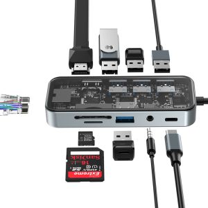 Professional Aluminum Card Reader Hub for Enhanced Workflow
