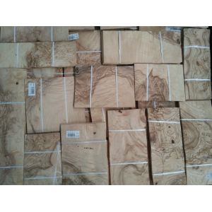 Olive Ash Burl Natural Wood Veneer for Panel Door and Furniture Industry from