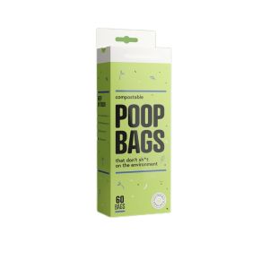 China Custom Printed 32 Pack Biodegradable Scented Dog Poop Bags Sustainable Pet Cleaning & Grooming Products OEM Logo Accept BPI on sale