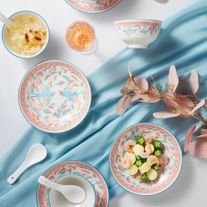 Ready To Ship In Stock Customized Color Modern Style Ceramic Plate Dish