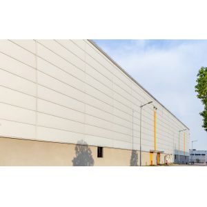 Long Life Span Rigid Frame Steel Structure Warehouse Construction With