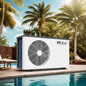 R32 DC Inverter Heat Pump for Pool Water Heating Cooling Function and App-Controlled