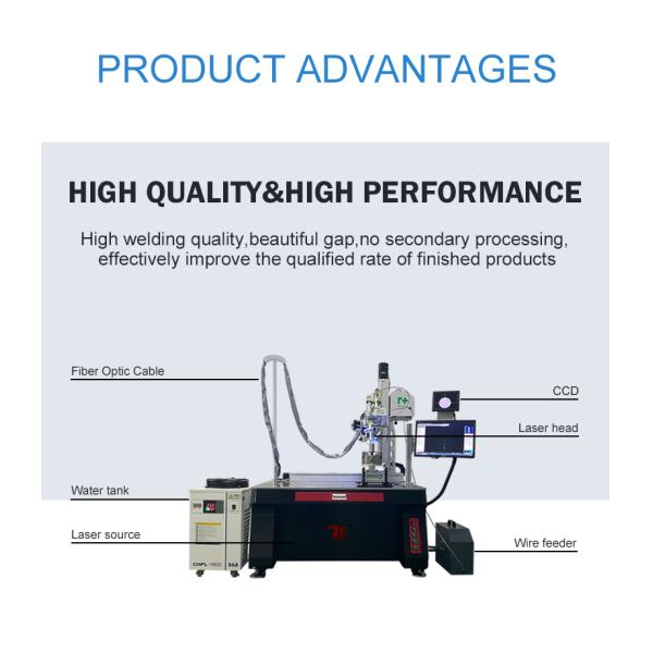 2000W Kettle Automatic Fiber Laser Welding Machine for Army Kettle Water Bottle