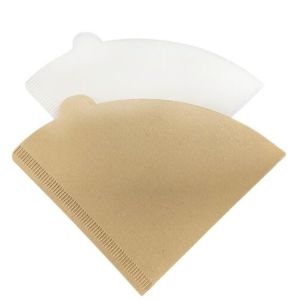 V Shaped Coffee Filter 100 Pack Disposable Cone Paper Filters for Pour Over