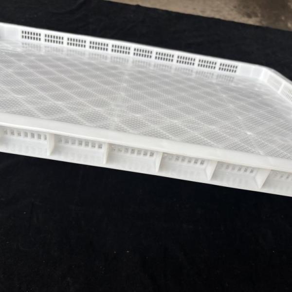 Perforated Food Grade Stackable Plastic Drying Trays For Freezing Of Fruits Vegetables Seafood Freezing Trays