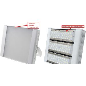 High power 250w Modular low bay fluorescent light fixtures energy saving