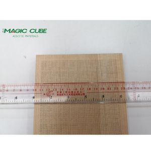 High Density Building Micro Perforated MDF Wall Panel Customized for Sound