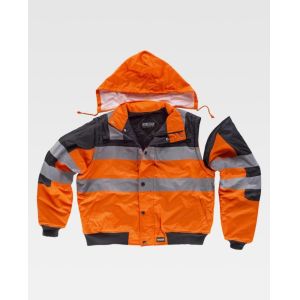 High Visibility Safety Work Clothes with Big side patch pockets Anti Shrink