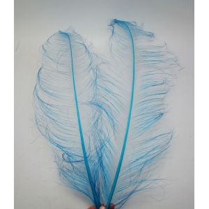 Handmade Multi Colored Millinery Feather Burnt Ostrich Plumes Feather 50-55cm