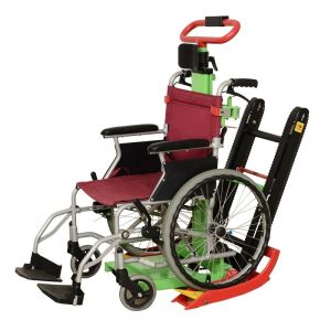 Customizable Stair Climbing Wheel Chairs Electric Powered Green Black