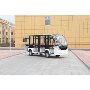 Round Light Four Row Seat Electric Sightseeing Vehicle Low Speed