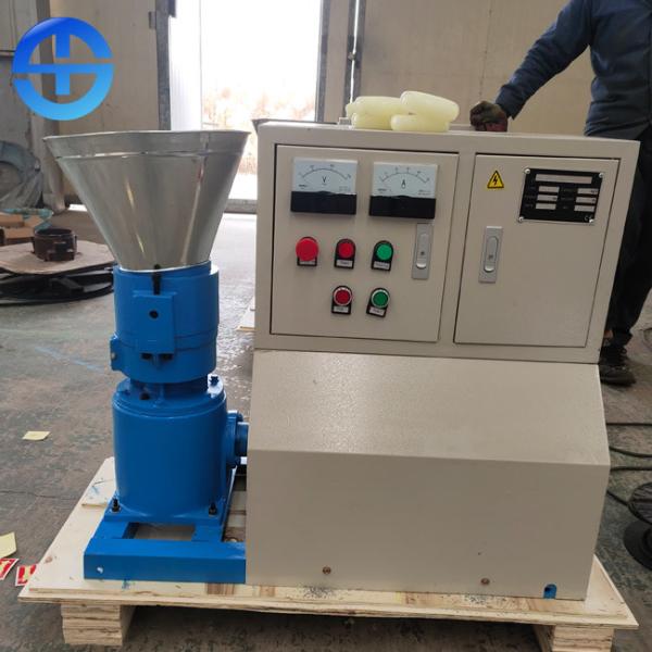 Quality 10% Moisture Flat Die 120mm Biomass Pellet Machine wholesale