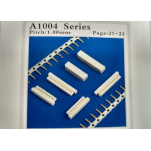 Dual Row Wire To Pcb Connectors 1.0mm Pitch Connector A1004H Housing With Bump