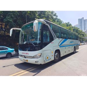 China Used Small Bus 39 Seats White Yutong Bus Rear Engine Exit Used Luxury Bus For Africa on sale