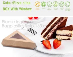 Cheap Triangle Food SLICE CAKE BOX, Salad, HUMBURGER BOX, BOAT TRAY, LUNCH BOX, HANDLER, CARRIER, BOWL, CUP for sale
