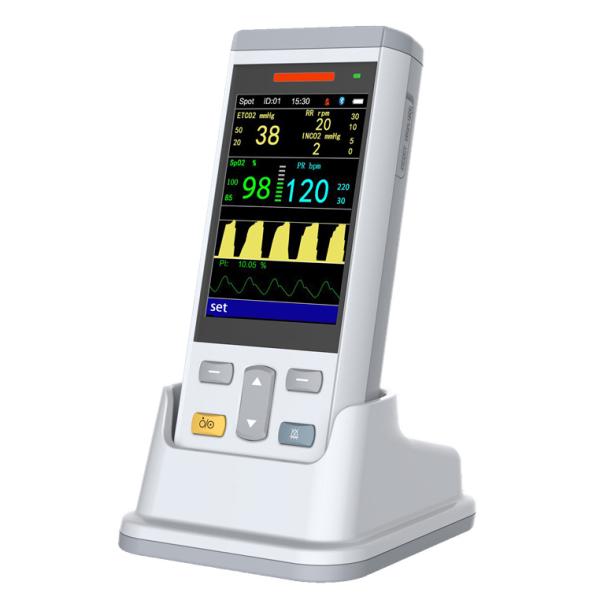 Quality Veterinary Handheld Pulse Oximeter ETCO2 Monitor SpO2 Capnography Function For Animals wholesale