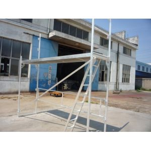 Aluminium Plywood Trapdoor Platform With Ladder Construction Use